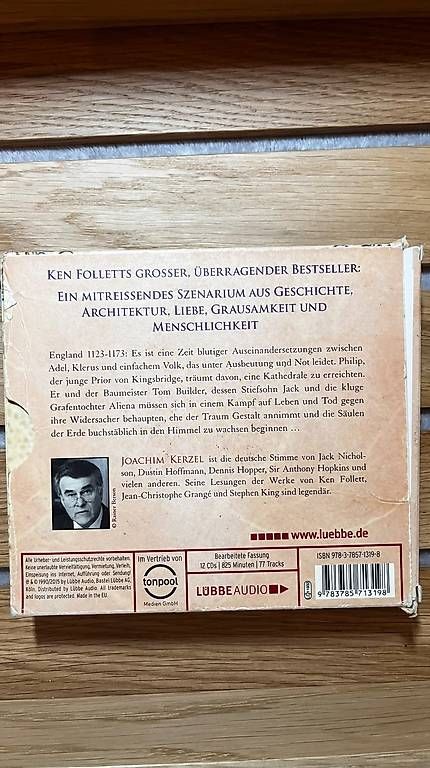 Hörbücher: Ken Follett: Die Säulen der Erde  12 CD Hörbuch Bestseller – Gebraucht aus Aarau von fij_wn2r 2