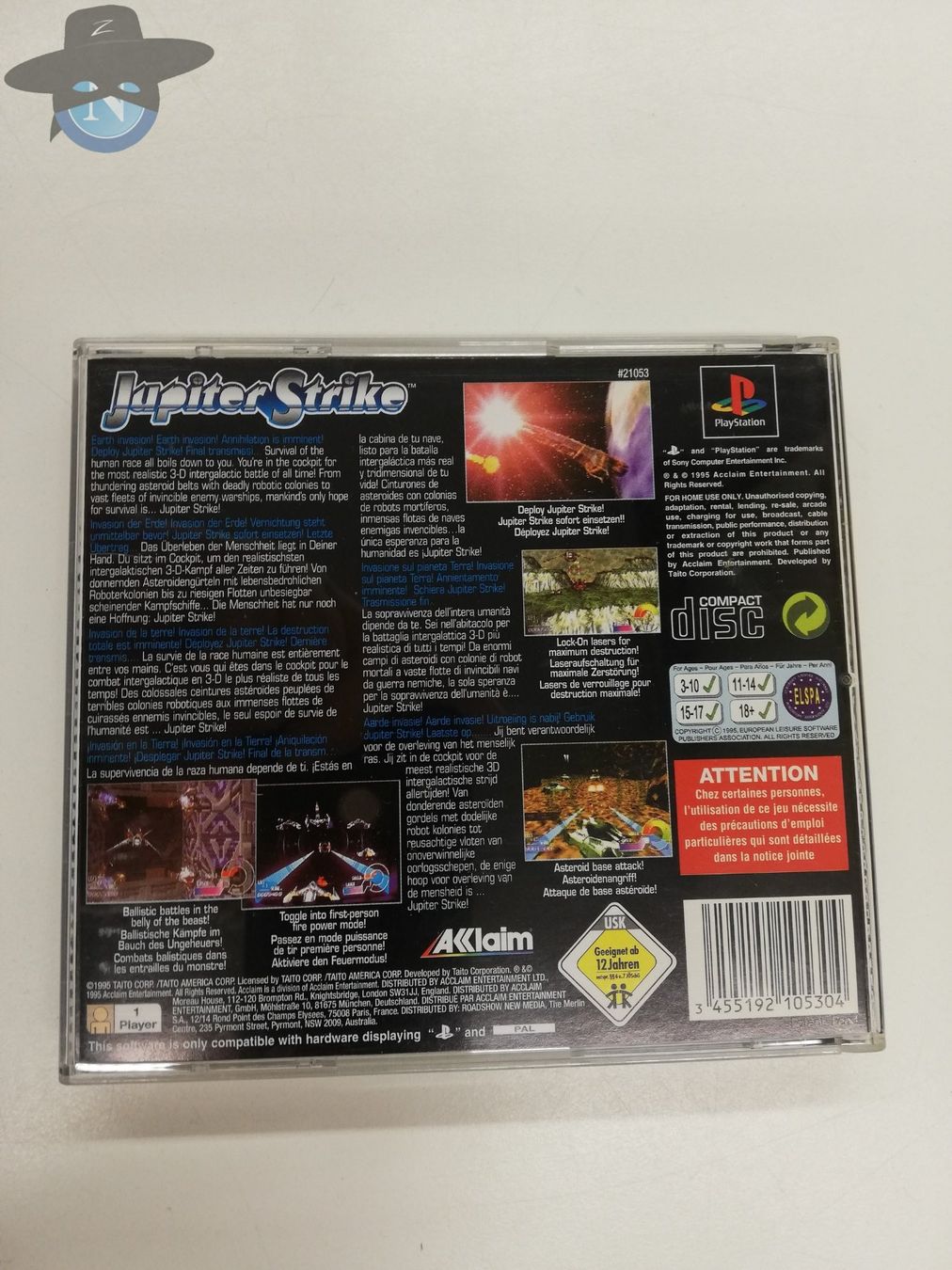 Sony Giochi: Juptier Strike / Sony Playstation 1 PS1 – Usato da St. Gallen venduto da zorro_dc 1