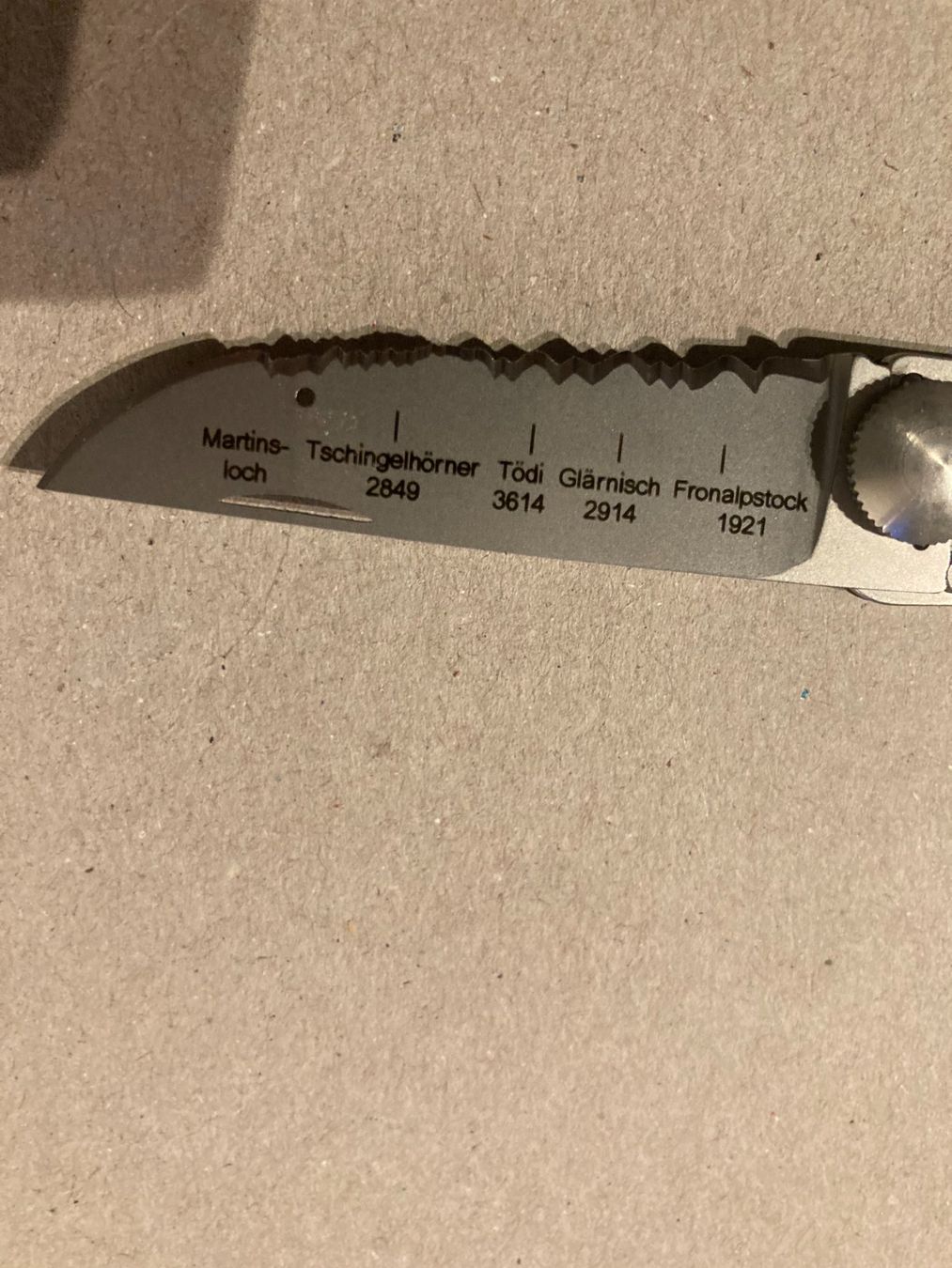 Panorama Knife Taschenmesser: Klappmesser Panorama knife, Tödi, Martinsloch – Neu und originalverpackt aus Filzbach von Sugi7 5