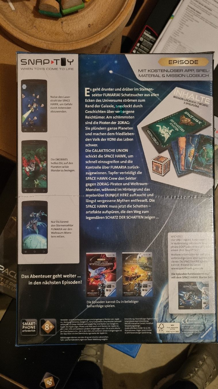 Ravensburger Spiele: Ravensburger Space Hawk Starter Set mit 4 Episoden neu – Neu und originalverpackt aus Utzenstorf von Kiyora 9