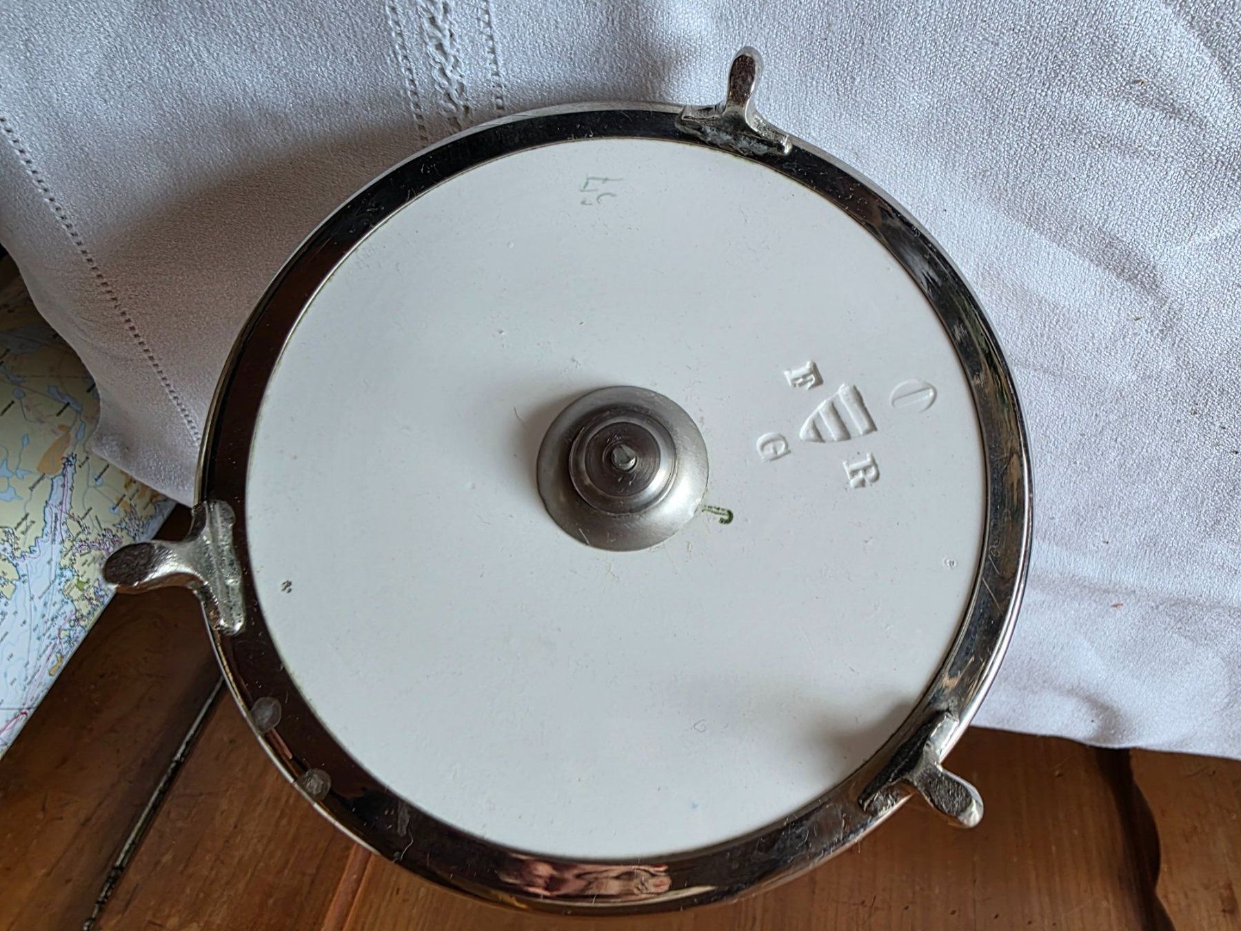 Piatti: antike Etagere silbernes Metall Emaille Servierer – Usato da Walterswil BE venduto da Lonitti 9