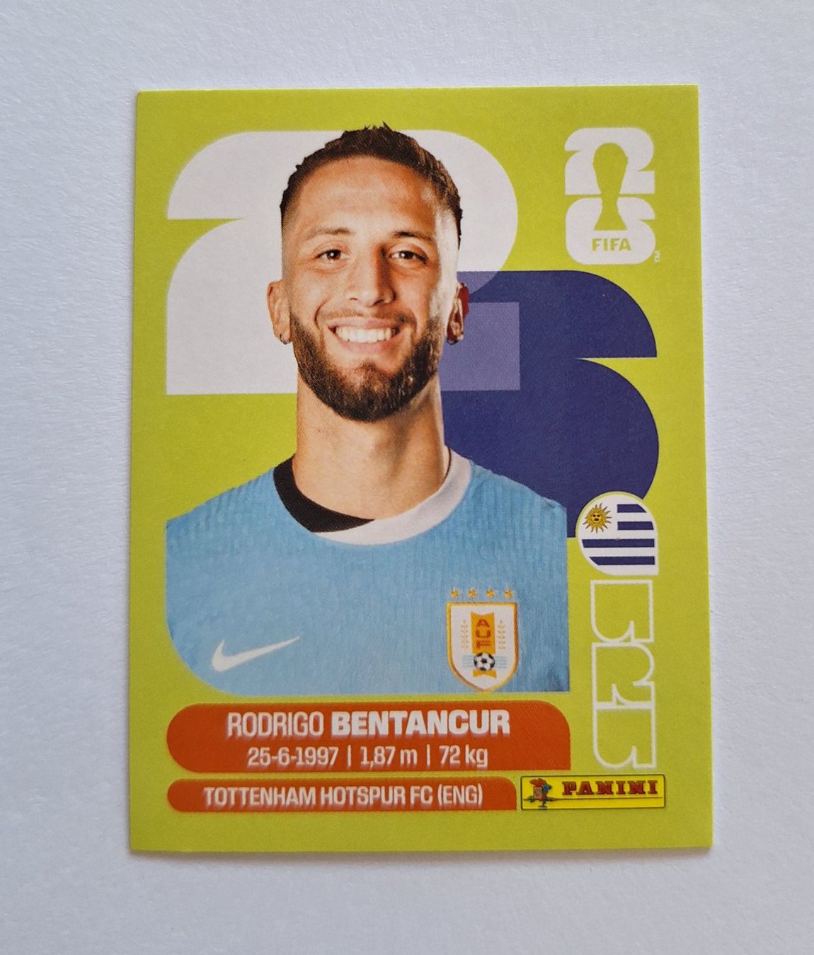 Panini Carte collezionabili: Panini Rodrigo Bentancur URU 12 – Nuovo (secondo la descrizione) da Romanens venduto da Crocette