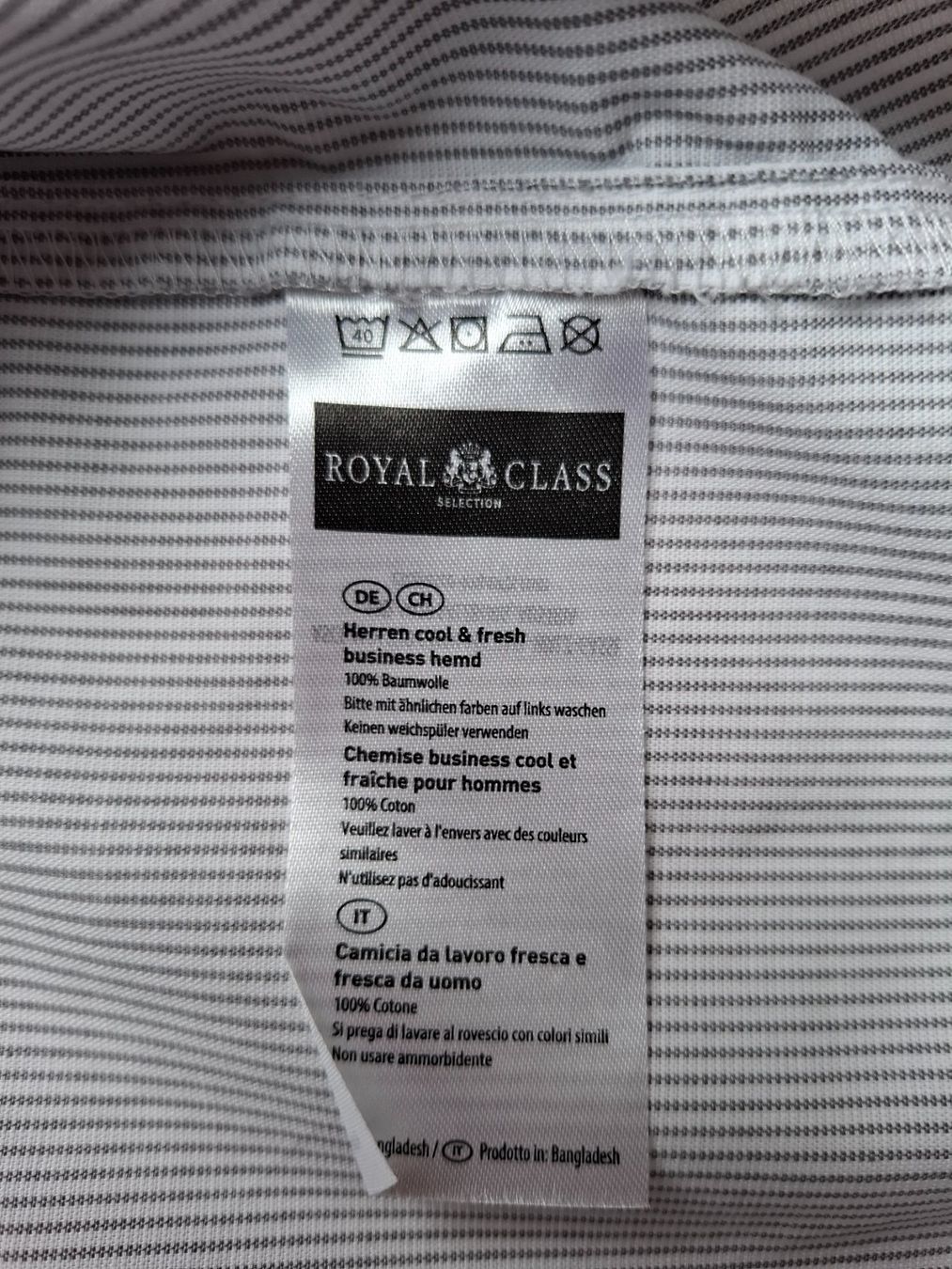 Camicie: Herren Hemd Modern Fit, Royal Class Selection, Gr. 40 – Nuovo (secondo la descrizione) da Zürich venduto da Romi169 5