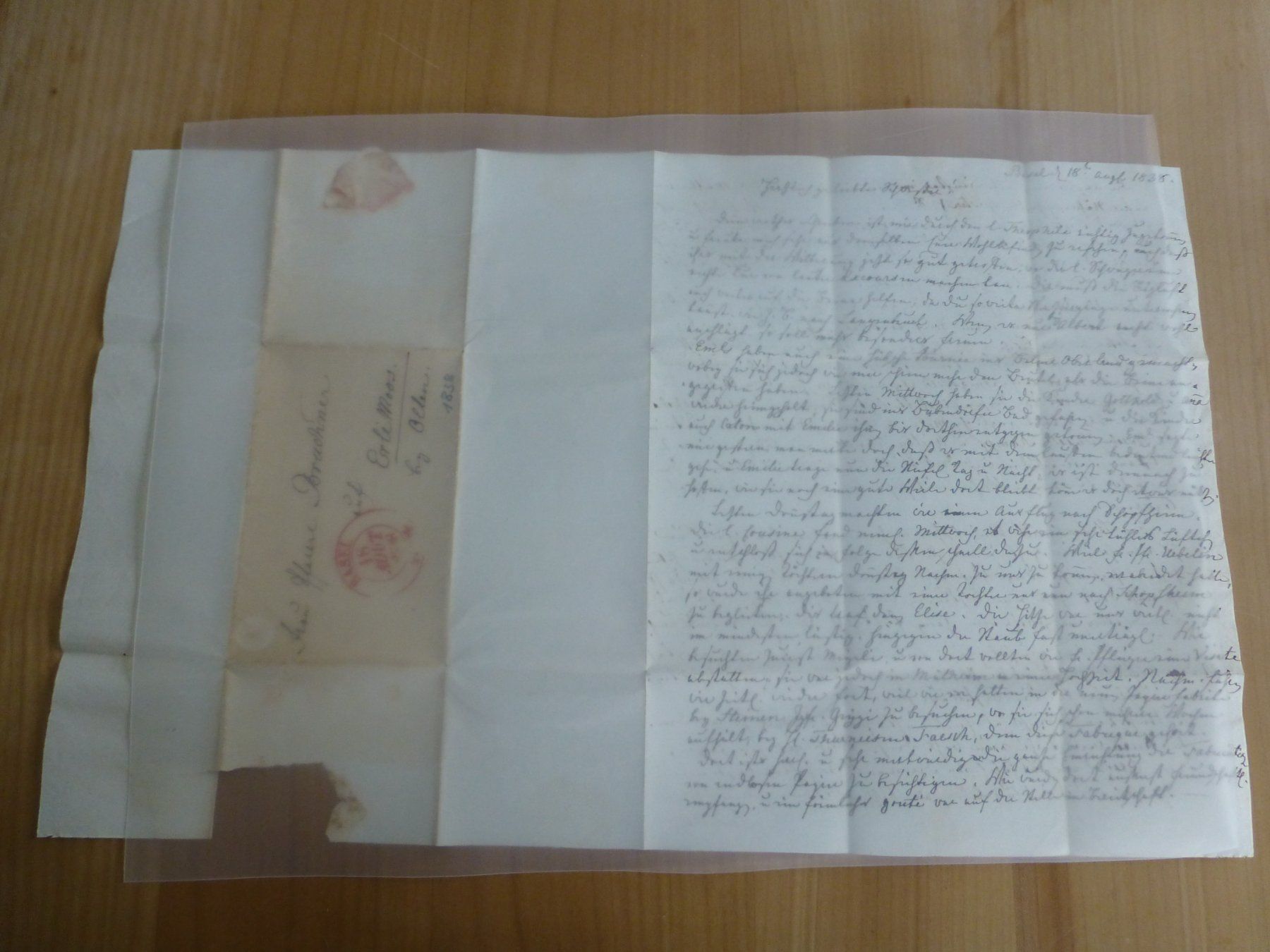Documenti: Basel Brief nach Erlimoos bei Olten 1838 – Usato da Bettlach venduto da 1saurer 5