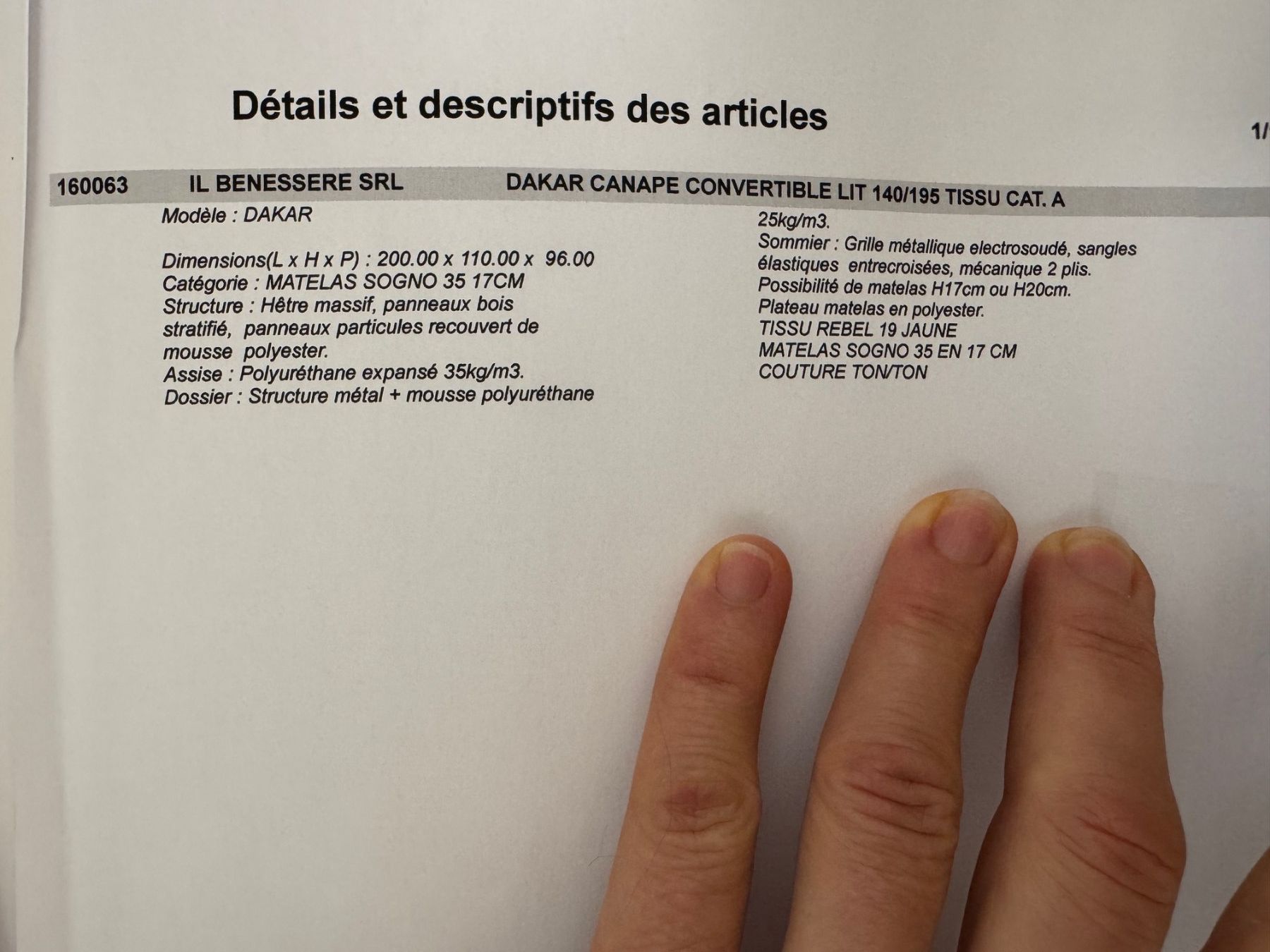 Divani: canapé lit avec vrai matelas/sommier – Nuovo (secondo la descrizione) da Cheseaux-Lausanne venduto da des_5m8f 4