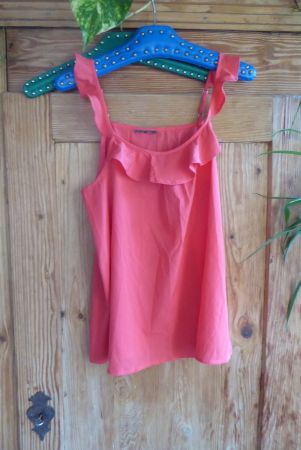 Rotes Luftiges Top Gr M