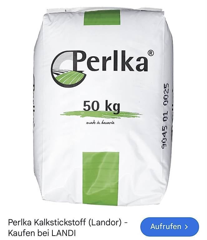 Spandiconcime: Perlka Kalkstickstoff Dünger  – Usato da Safenwil venduto da Dlustenberger