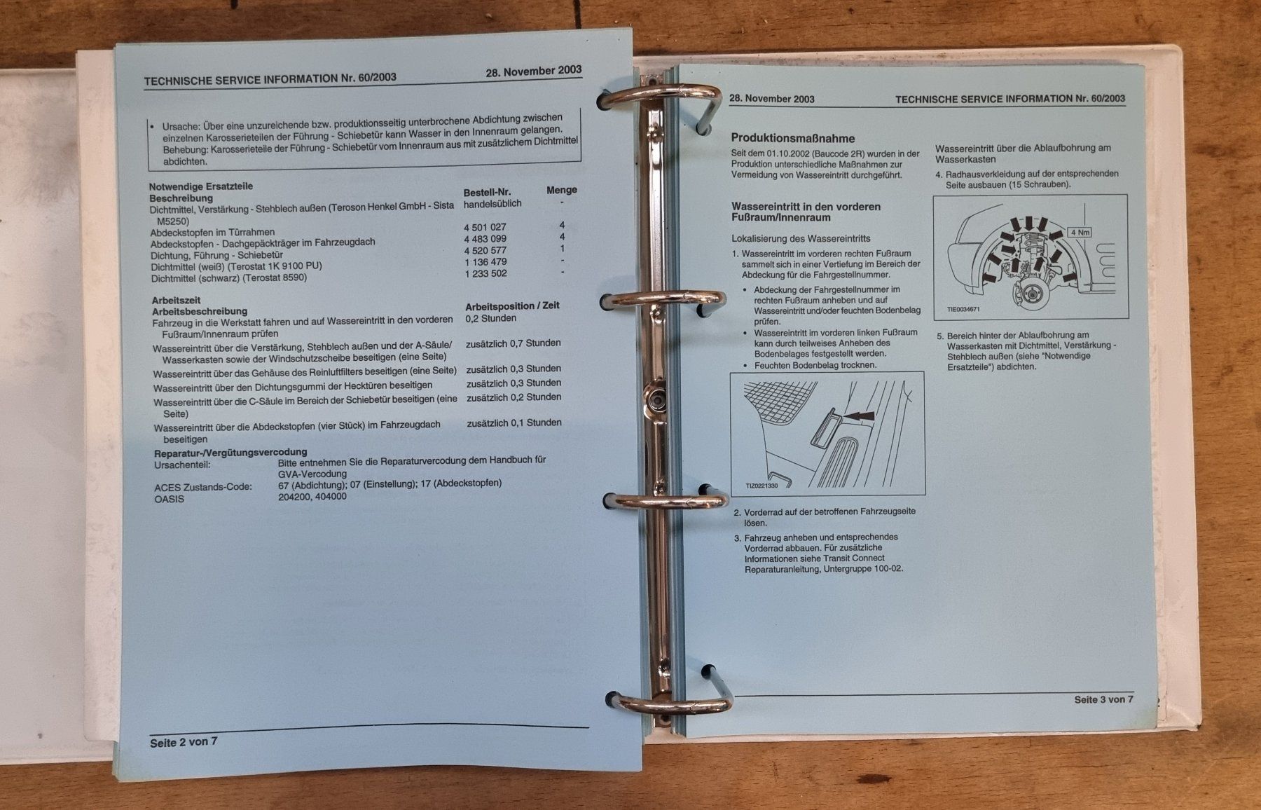 Libri: Ford: Technische Service Info 2003 -Top Werkstatthandbuch – Usato da Aristau venduto da daniel_s_1 8