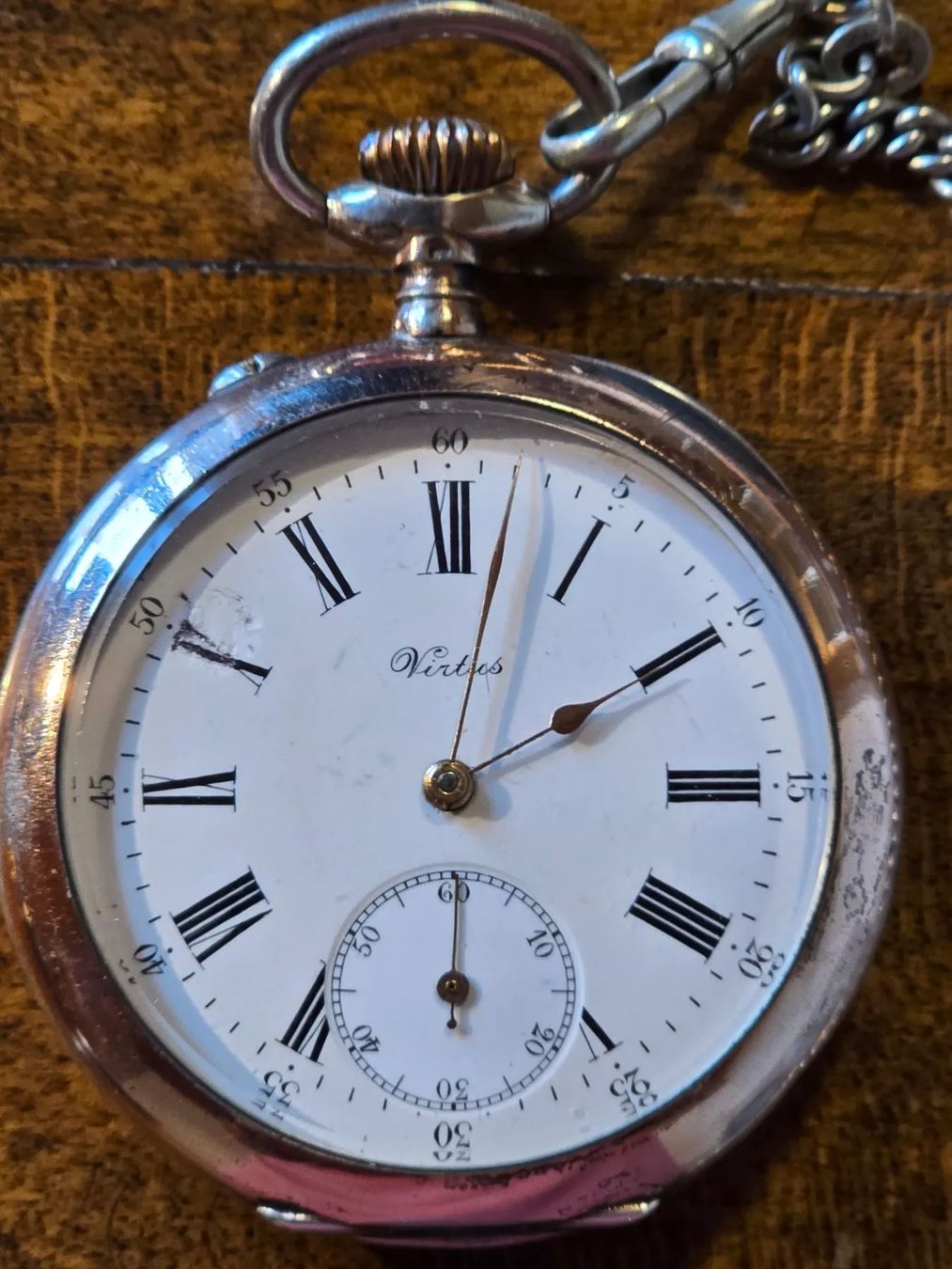 Orologi: Virtus Taschenuhr, alt, läuft – Usato da Boll venduto da Otele 7