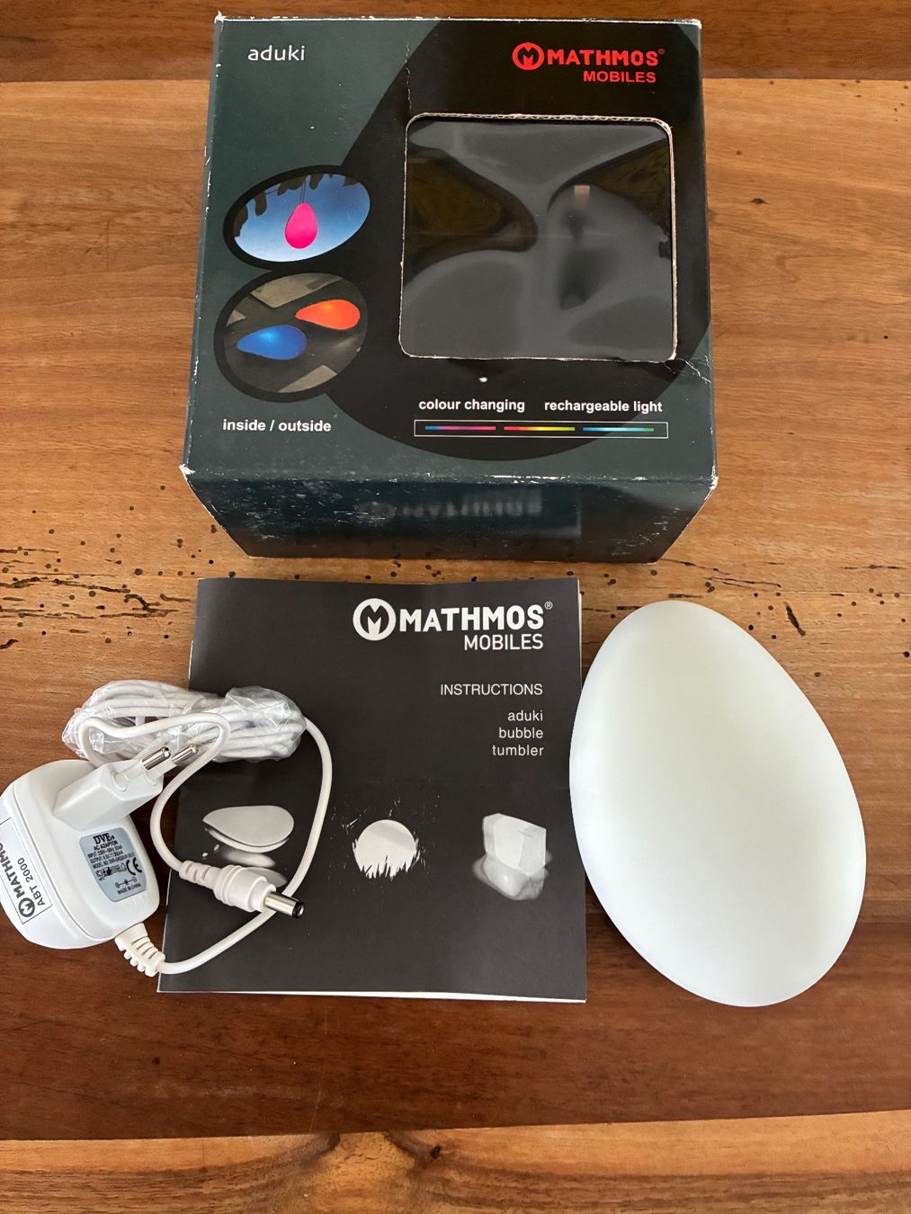 Mathmos Lampen: Mathmos UK Aduki mobile farbwechselnde Lampe + Ladegerät – Neu (gemäss Beschreibung) aus Luzern von dichsel 2