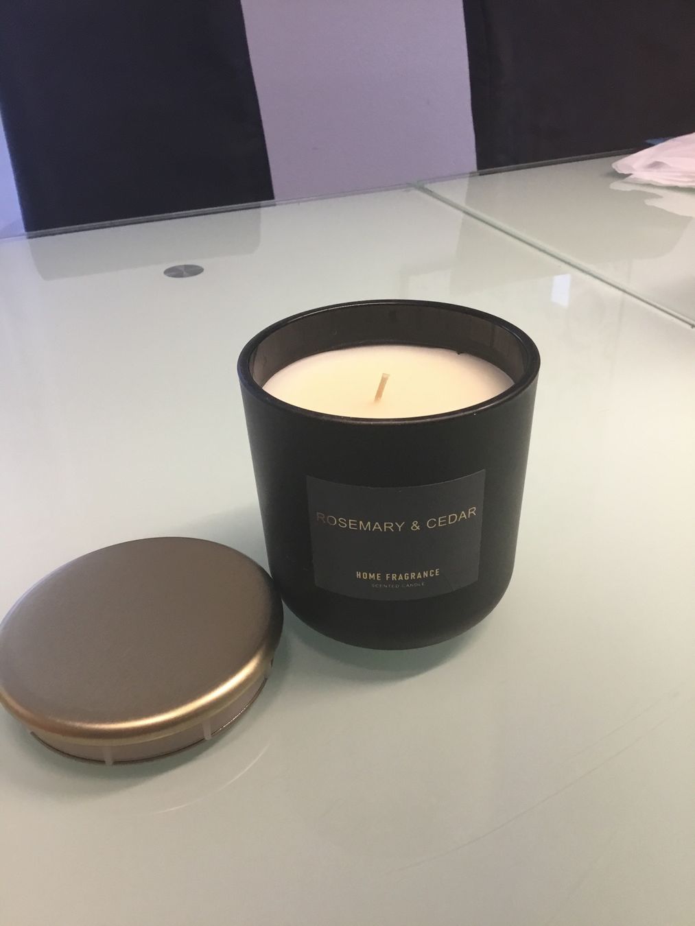 Candele: Duftkerze Rosemary & Cedar – Nuovo e nell'imballaggio originale da Frauenfeld venduto da stern081 1