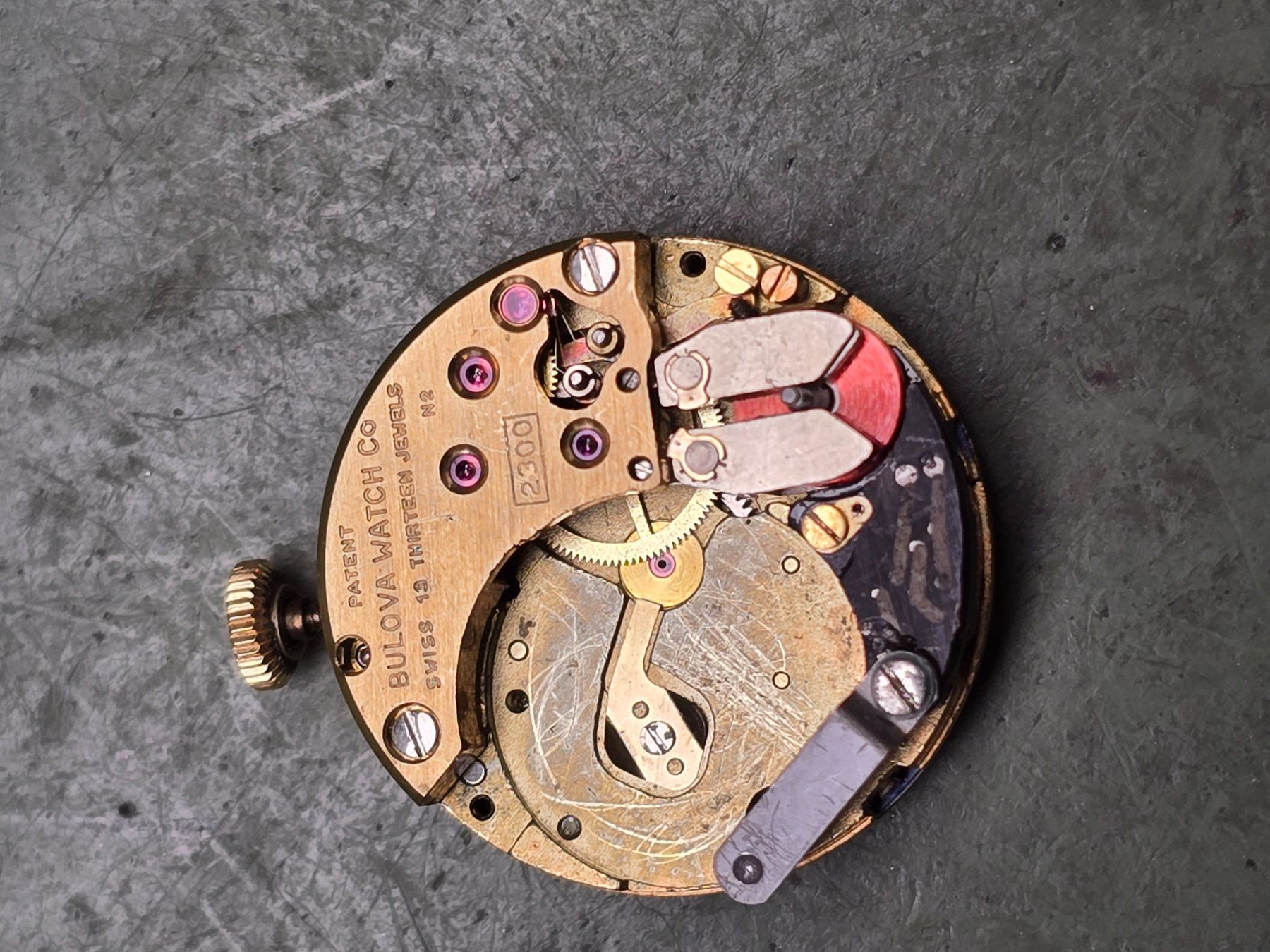 Bulova Orologi: Mouvement Bulova 2300 – Difettoso da Tramelan venduto da Nirdan 2