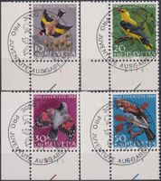 1969, J228-J221 "Pro Juventute" +Ersttags-Vollstempel +Tabs