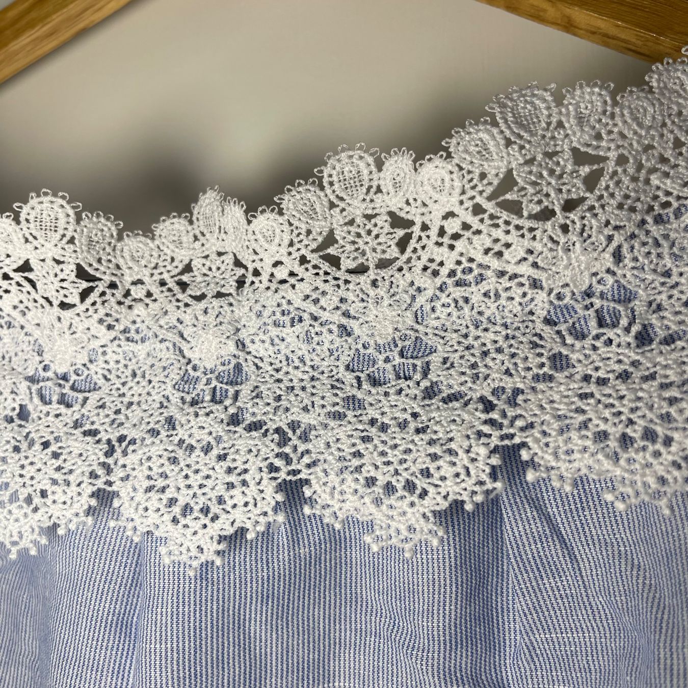 Zara Camicette: Chemisier bateau avec dentelle – Usato da Territet venduto da Estelle_elletsE 2