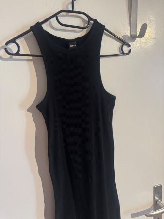 Rippkleid schwarz von Zebra Gr. M