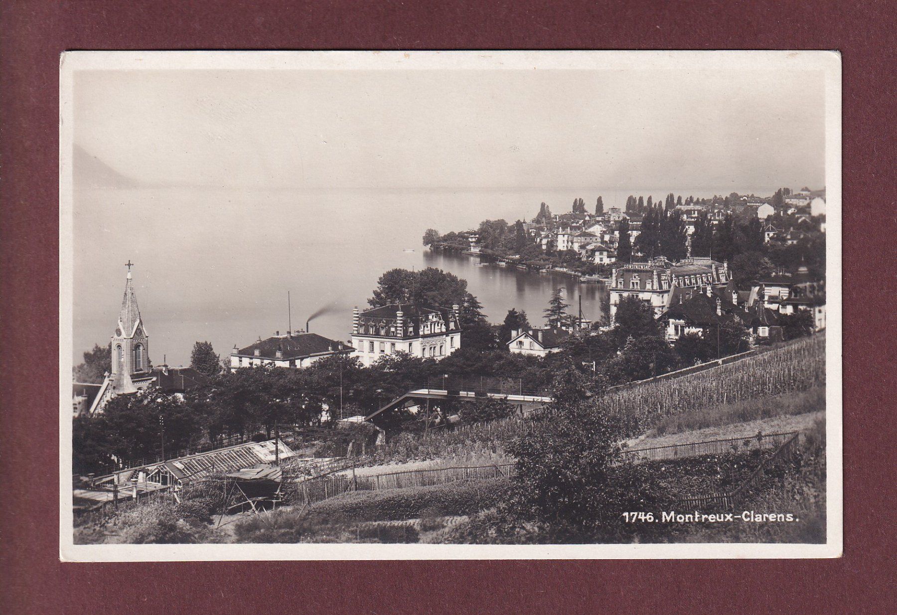 Cartoline postali: MONTREUX - Clarens – Usato da Pully venduto da nicecards