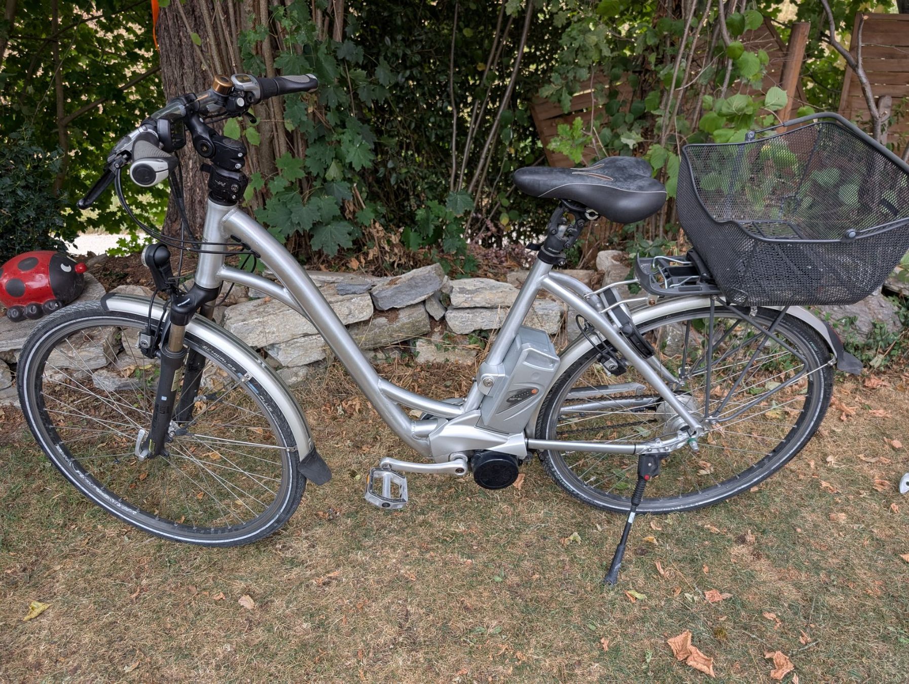 Flyer Biciclette: Flyer Silber mit Korb – Usato da Kirchdorf BE venduto da Lersius 1