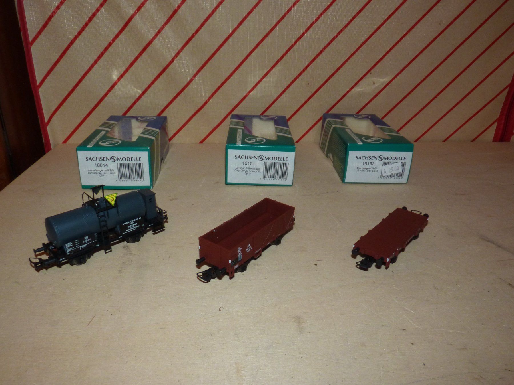 Modellini di ferrovie: Güterwagen Sachsenmodelle Spur H0 – Usato da Rudolfstetten venduto da Rrst1968 1