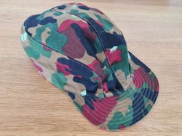 Alter Schweizer Armee Militär Tarnmütze Mutz