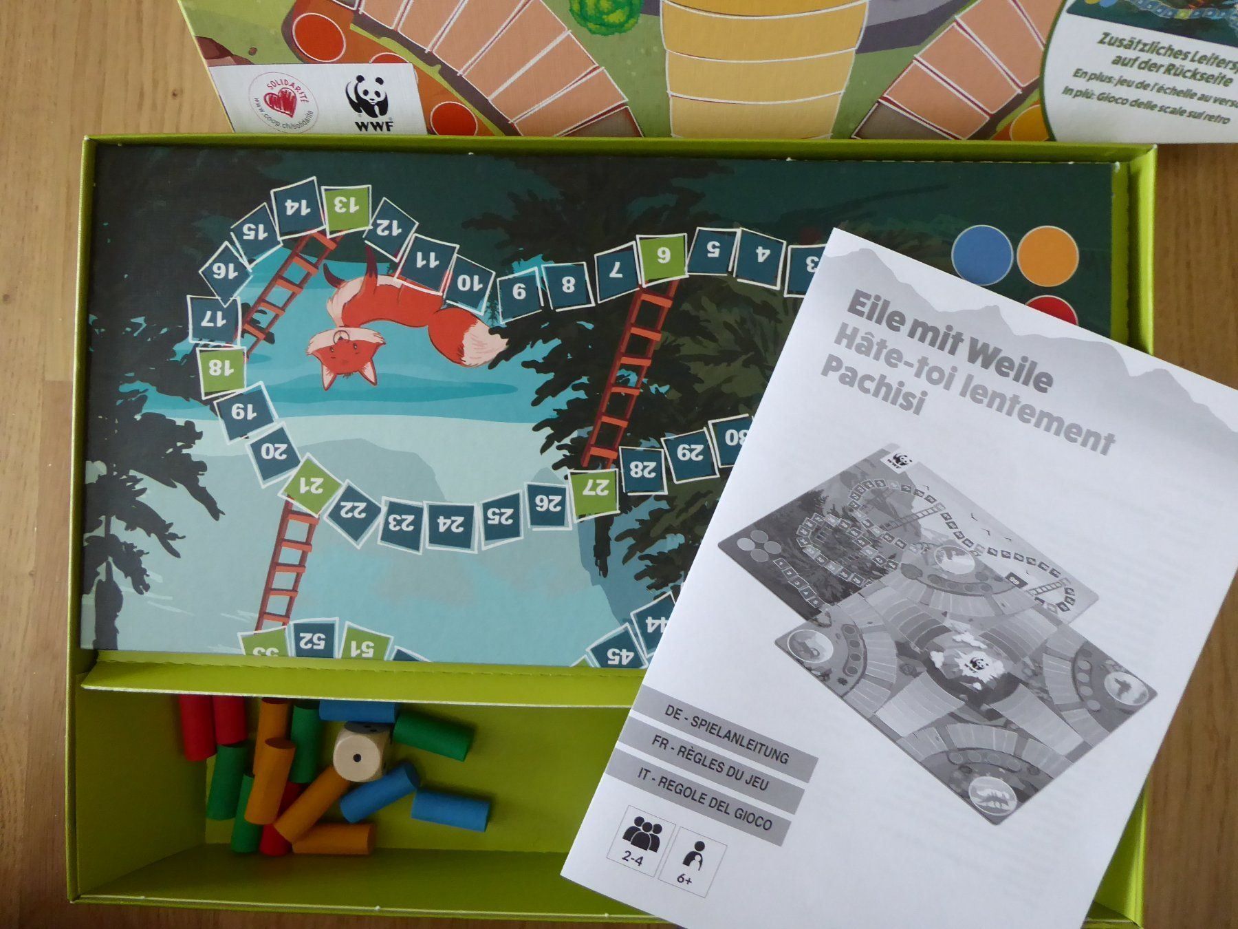 Giochi: Eile mit Weile, Leiterlispiel, WWF, 1986 – Nuovo (secondo la descrizione) da Turbenthal venduto da Panau 1