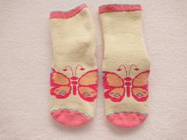 1 Paar Mädchen Anti-Rutsch Socken Gr. 31-34
