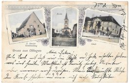 Oltingen / Oltingue 3 Bilder coloriert