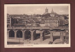 LAUSANNE - Grand Pont - Cathédrale - 1926