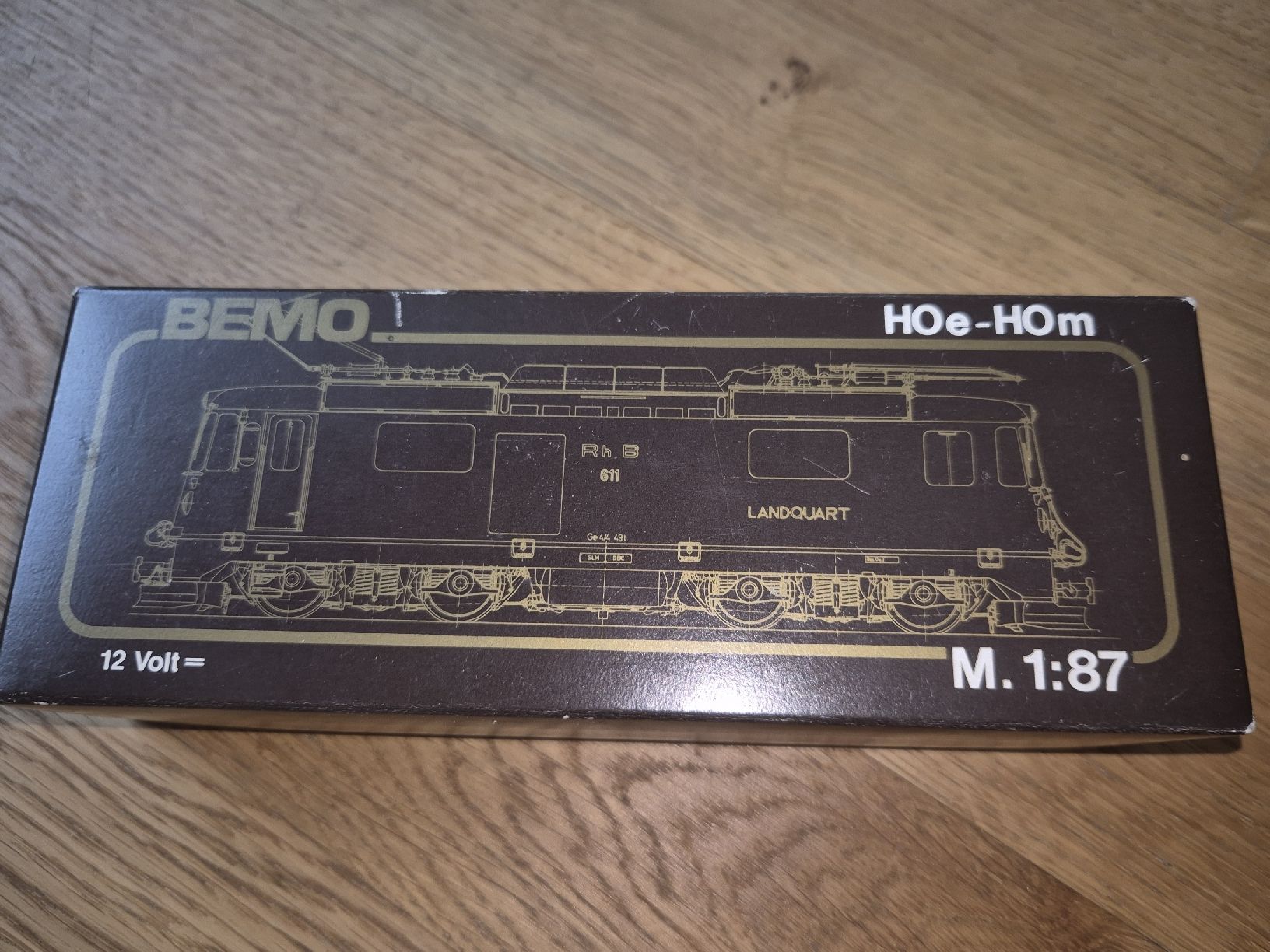 Bemo Modelleisenbahnen: Bemo H0m RhB 619 Samedan grün  – Gebraucht aus Chur von engdan 2