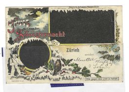31.12.1897 Gruss aus Silvesternacht Zürich/gegen Licht halte