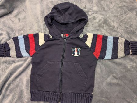 S.Oliver Pullover mit Kapuze, Grösse 80