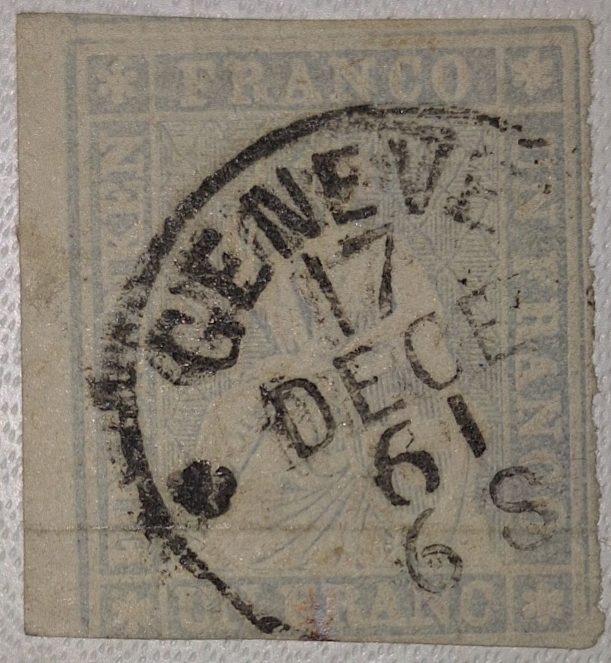 Tutti i francobolli: Strubel 27D.b mit Attest Kat. 1300.- – Usato da Balgach venduto da SIMEON27