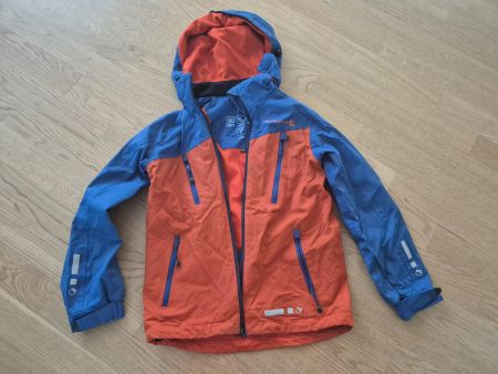 Kinder Skijacke Grösse 140 blau/orange