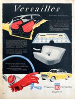 Simca Cars - Alte Werbung / Ancienne publicité 1956