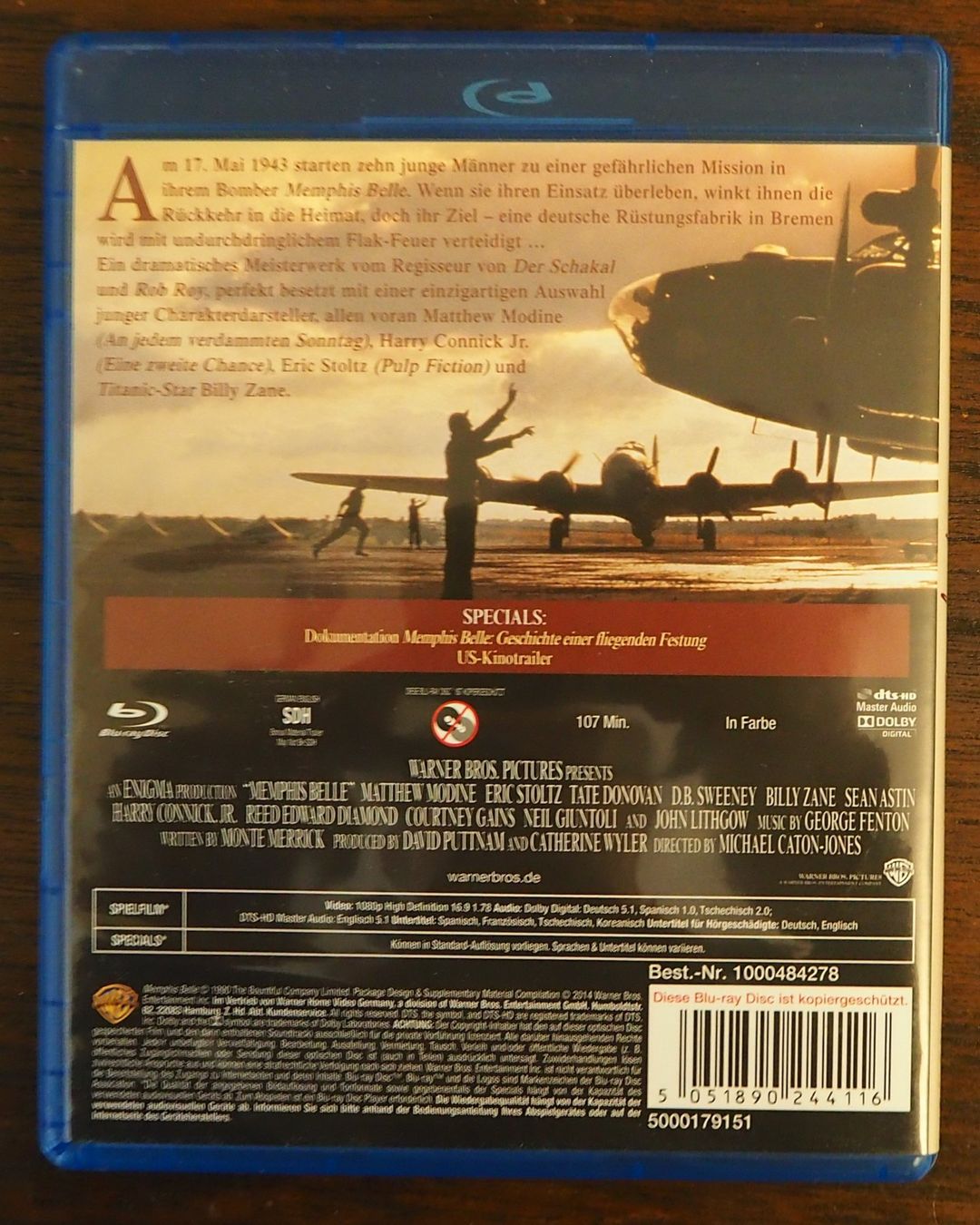Alle DVDs: Memphis Belle / Matthew Modine – Gebraucht aus Chur von dluli 1