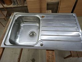 Franke Einbauspüle Edelstahl 86x43 cm gebrauchter Zustand