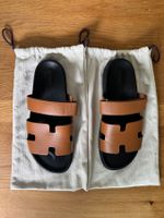 Original Hermès Chypre Sandalen Gr. 45.5 Farbe Naturel