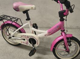 Kindervelo, Mädchenvelo, Top Zustand, 12 Zoll, pink/weiss