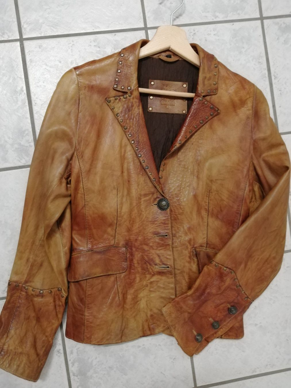 Giacche: exklusive LEDERJACKE OAKWOOD – Usato da Untersiggenthal venduto da Marlen59 4