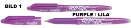 Pilot Roller mit Deckel ** Frixion Ball 07 ** PURPLE - LILA