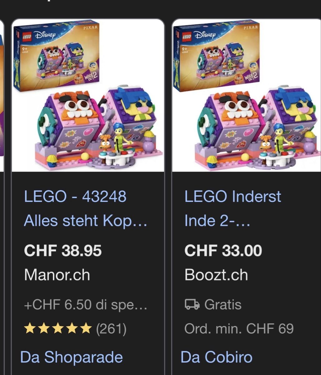 Lego Kit di costruzioni: Lego inside out  – Usato da Riva San Vitale venduto da nev_9qn9 4