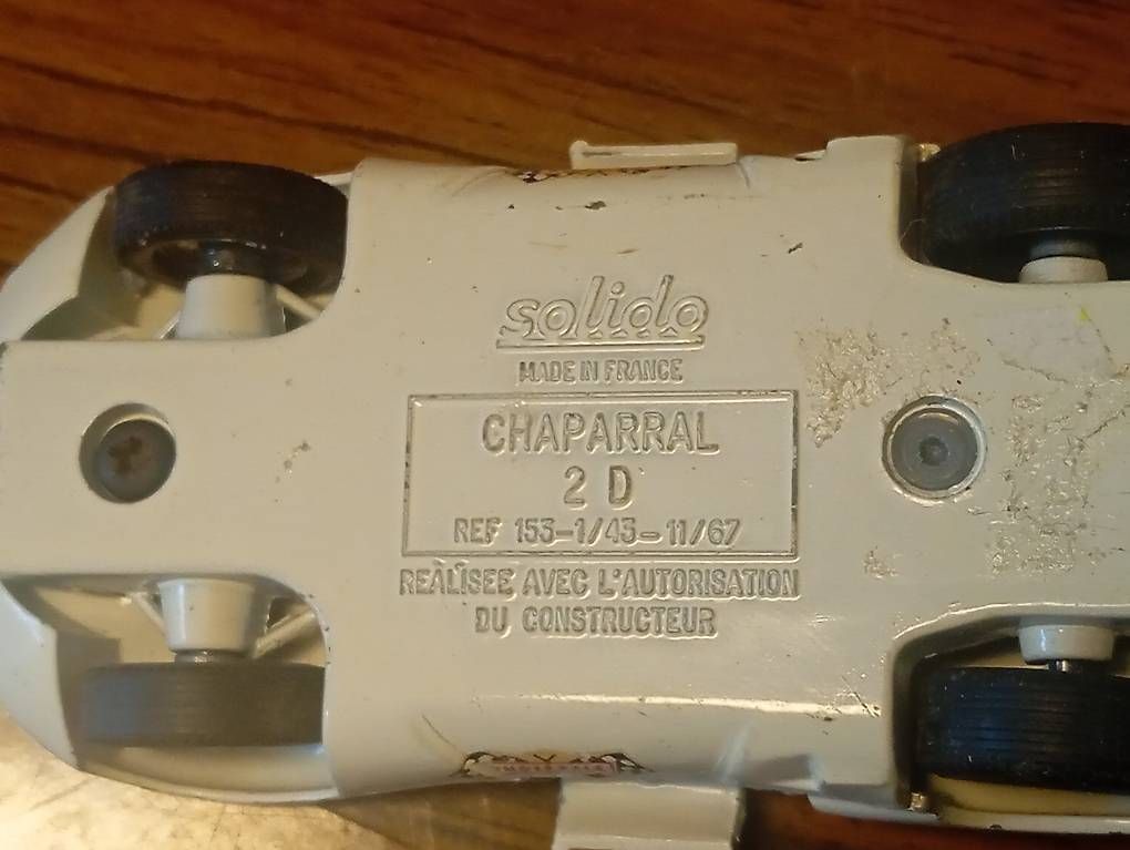 Solido Modellini d'auto: Solido Chaparral 2D Ref. 153 Oldtimer Rarität mit OVP – Usato da Basel venduto da Petergunn 3