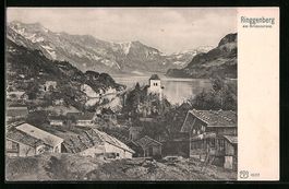 Ringgenberg, Teilansicht des Ortes am Br