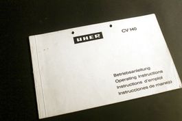 Originales Betriebsanleitung & Schaltplan zu UHER CV 140