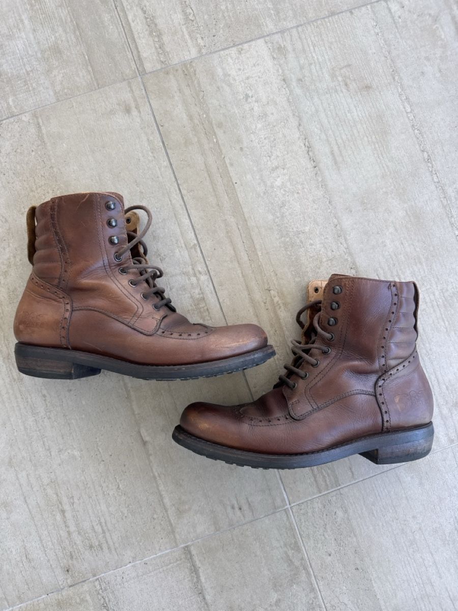 Rokker Scarpe da uomo: ROKKER Leder Motorrad Boot Grösse 43  – Usato da Unterägeri venduto da fisch67