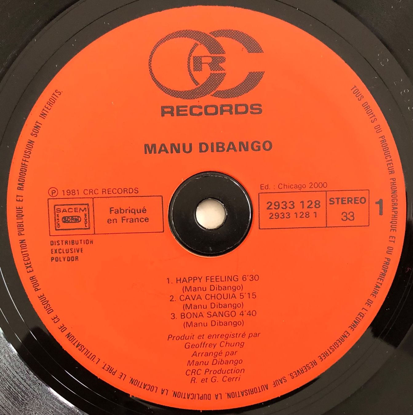 Dischi in vinile: MANU DIBANGO - AMBASSADOR – Usato da Poliez-Pittet venduto da Newtown-Records 2