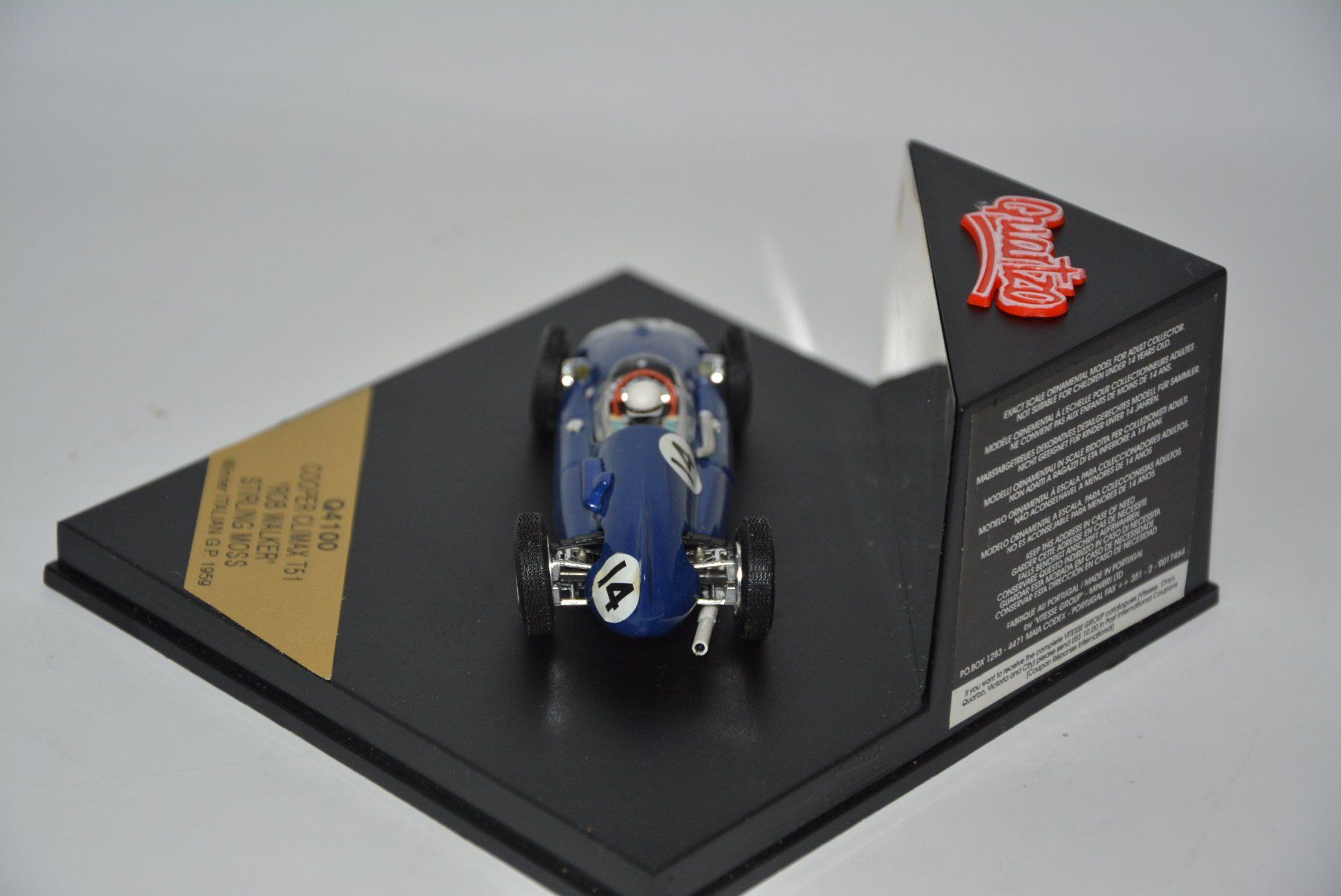 Cooper Modellautos: Cooper Climax T51- Rob Walker Stirling Moss , Quartzo 1:43 – Neu (gemäss Beschreibung) aus Goldach von Feivel9 4