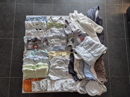 Kleider Paket 1, 39 Teile, Winter, Grösse 56