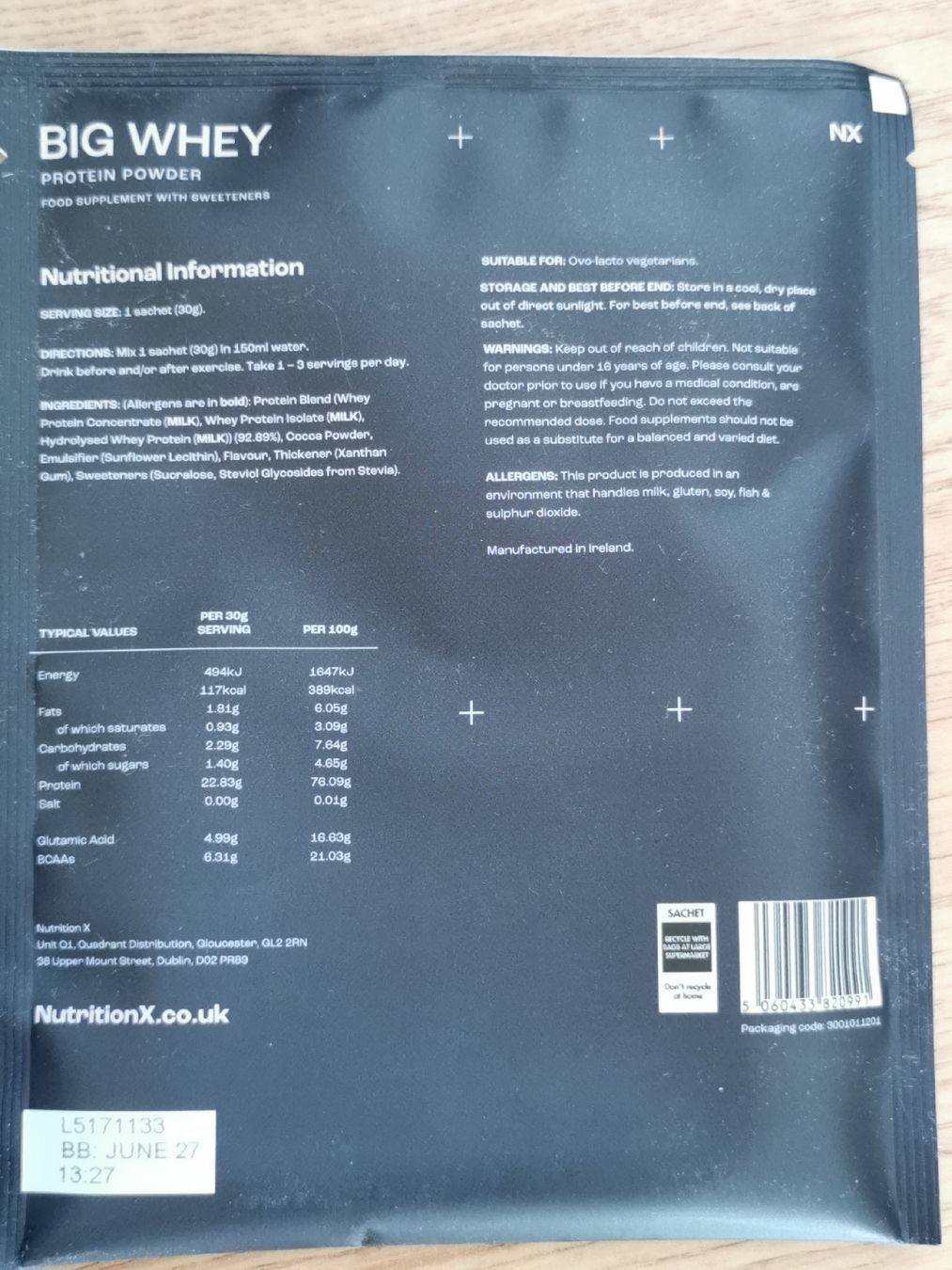 Cibi & Specialità: Big Whey 14 Protein Powder – Nuovo (secondo la descrizione) da Schlieren venduto da vla_9m75 2