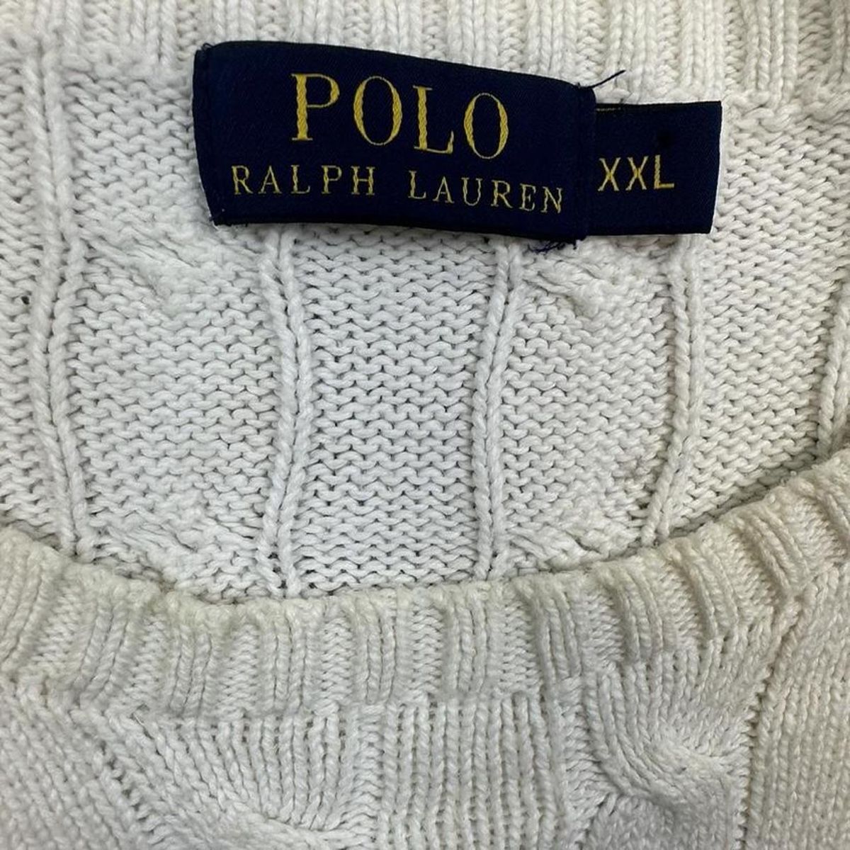 Ralph Lauren Pulls & Sweat-shirts: Ralph Lauren white cable knit sweater  – D'occasion à Erlinsbach SO par TogaResell 2