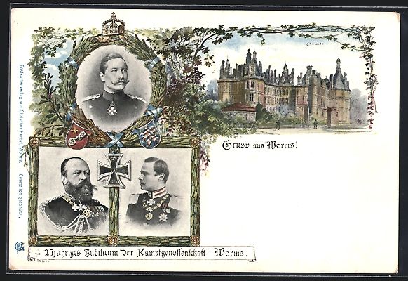 Cartes postales: Worms, Grossherzog Ludwig IV. von Hessen – D'occasion à Berlin par bartko-reher